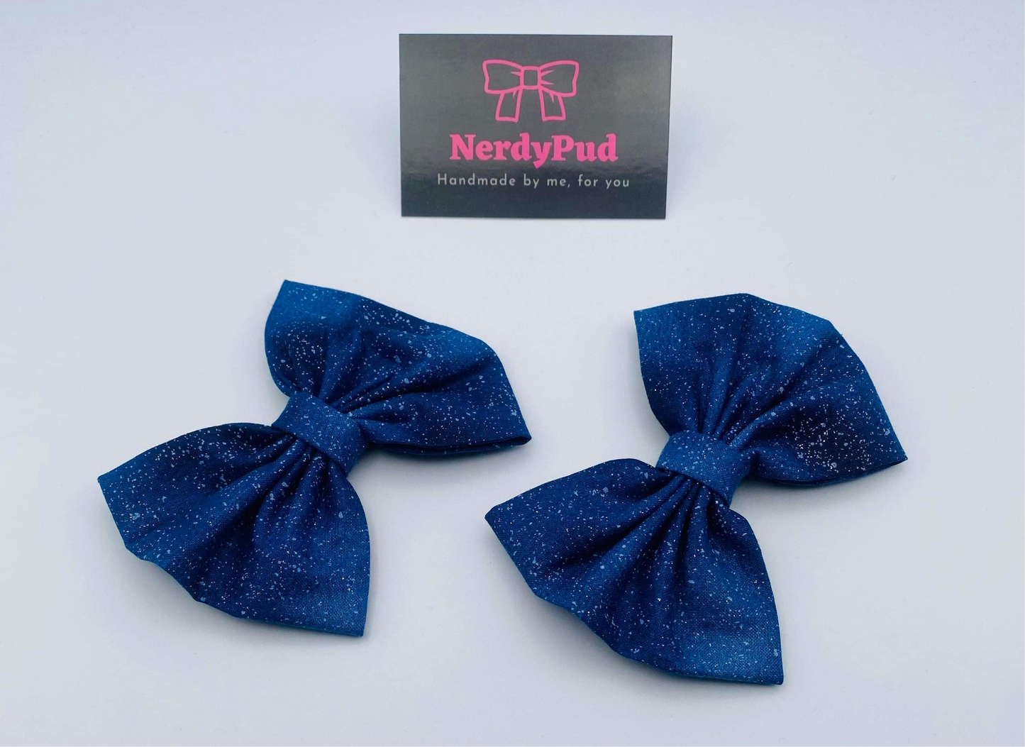 Sparkly Blue Bow