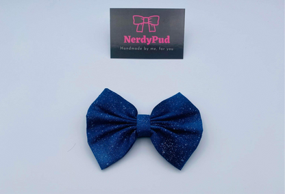 Sparkly Blue Bow