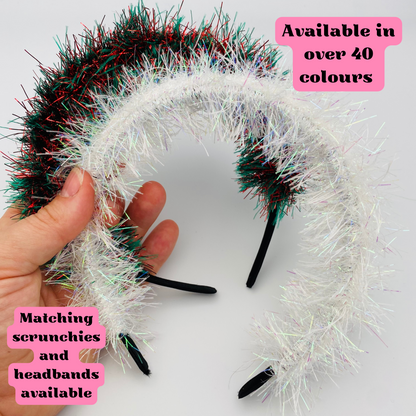 Crochet Tinsel Headbands