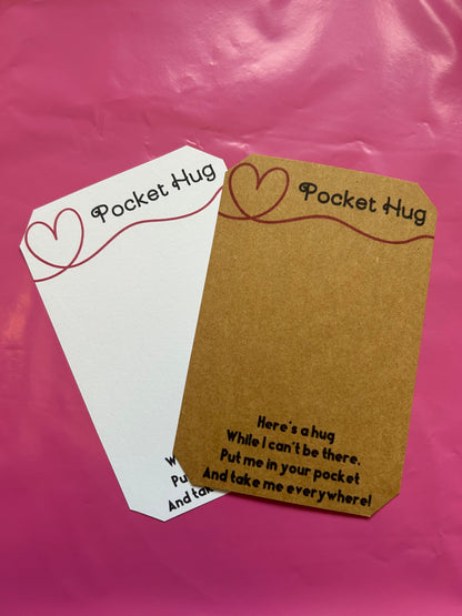 Pocket Hug Backing Cards 300gsm Card