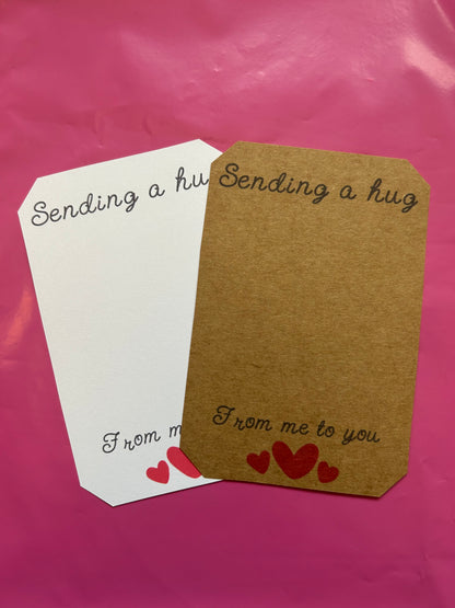 Pocket Hug Backing Cards 300gsm Card