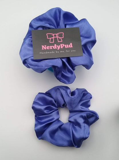 Hyacinth Satin Scrunchie