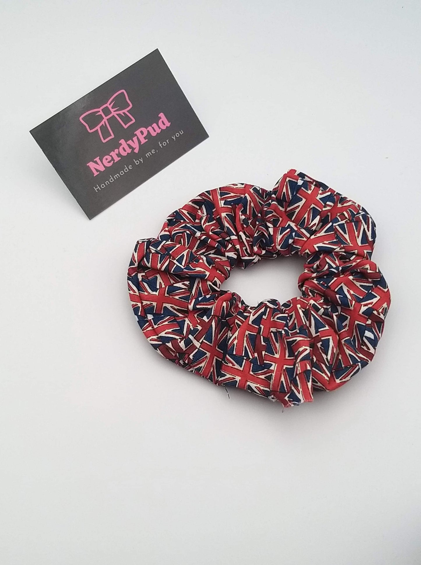 Union Jack Jubilee Cotton Scrunchie