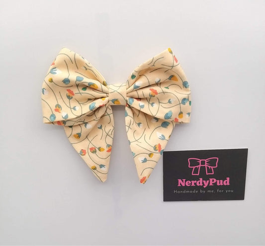 Peach Buds Sailor Bow