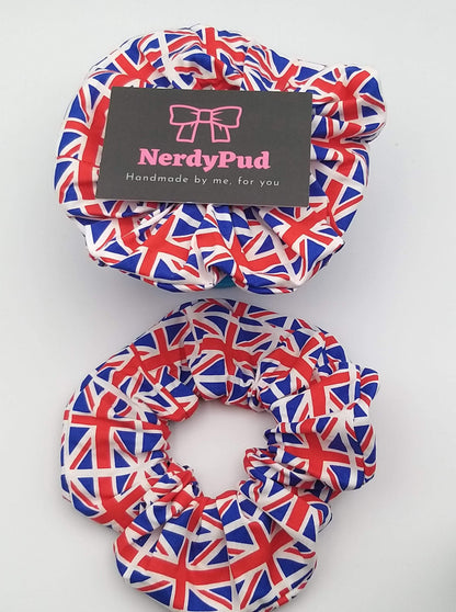 Union Jack Jubilee Cotton Scrunchie