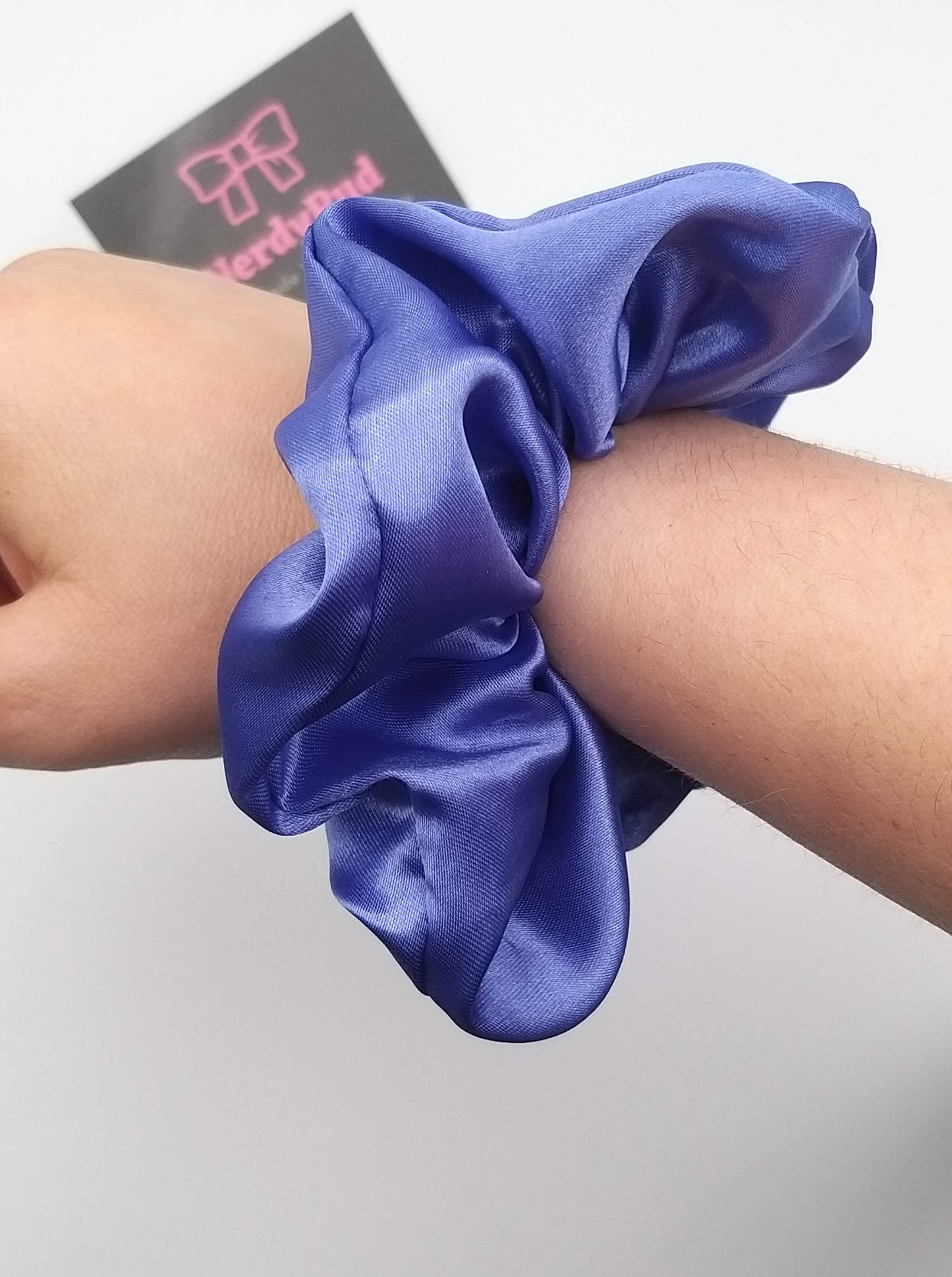 Hyacinth Satin Scrunchie