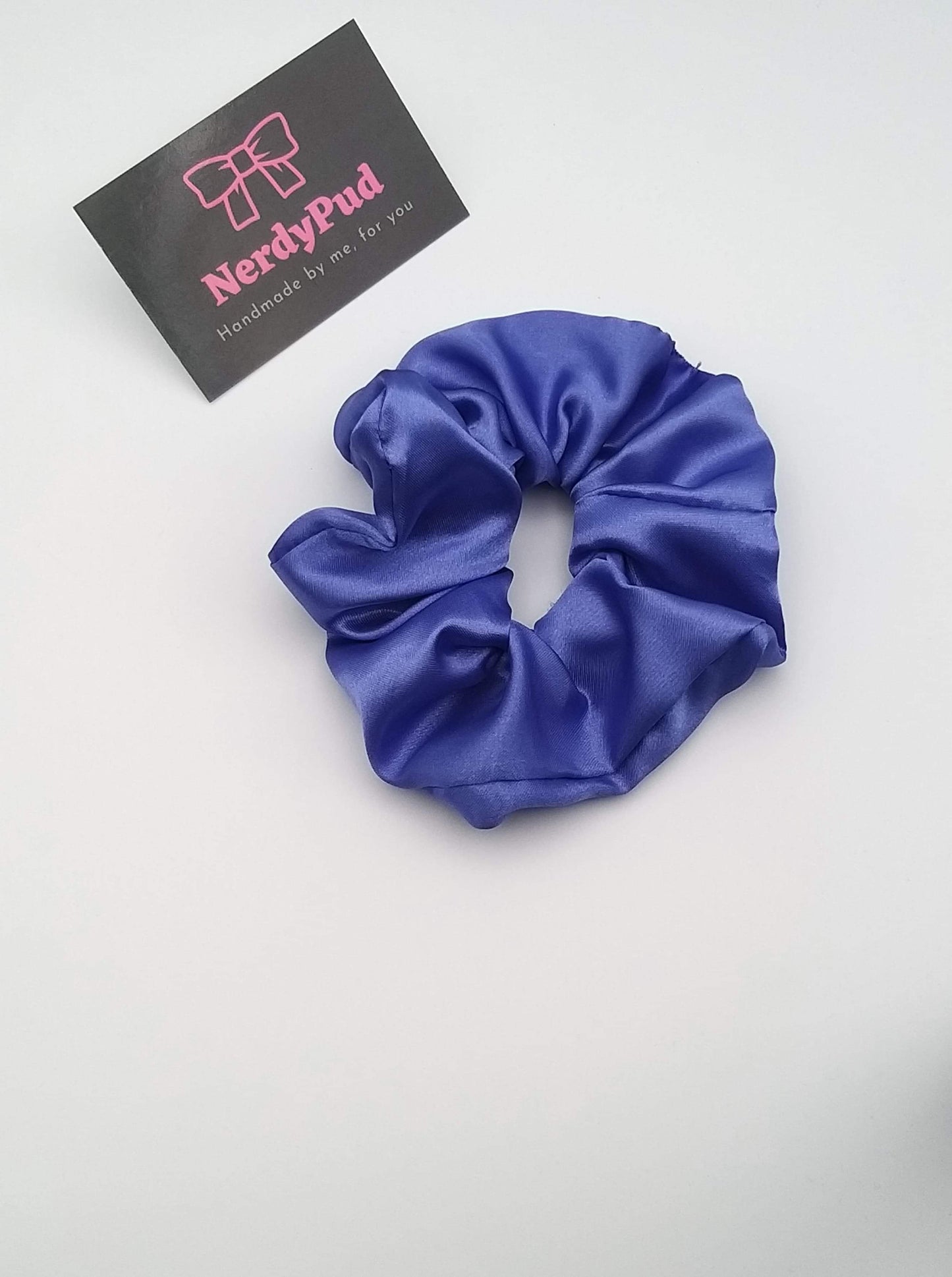 Hyacinth Satin Scrunchie